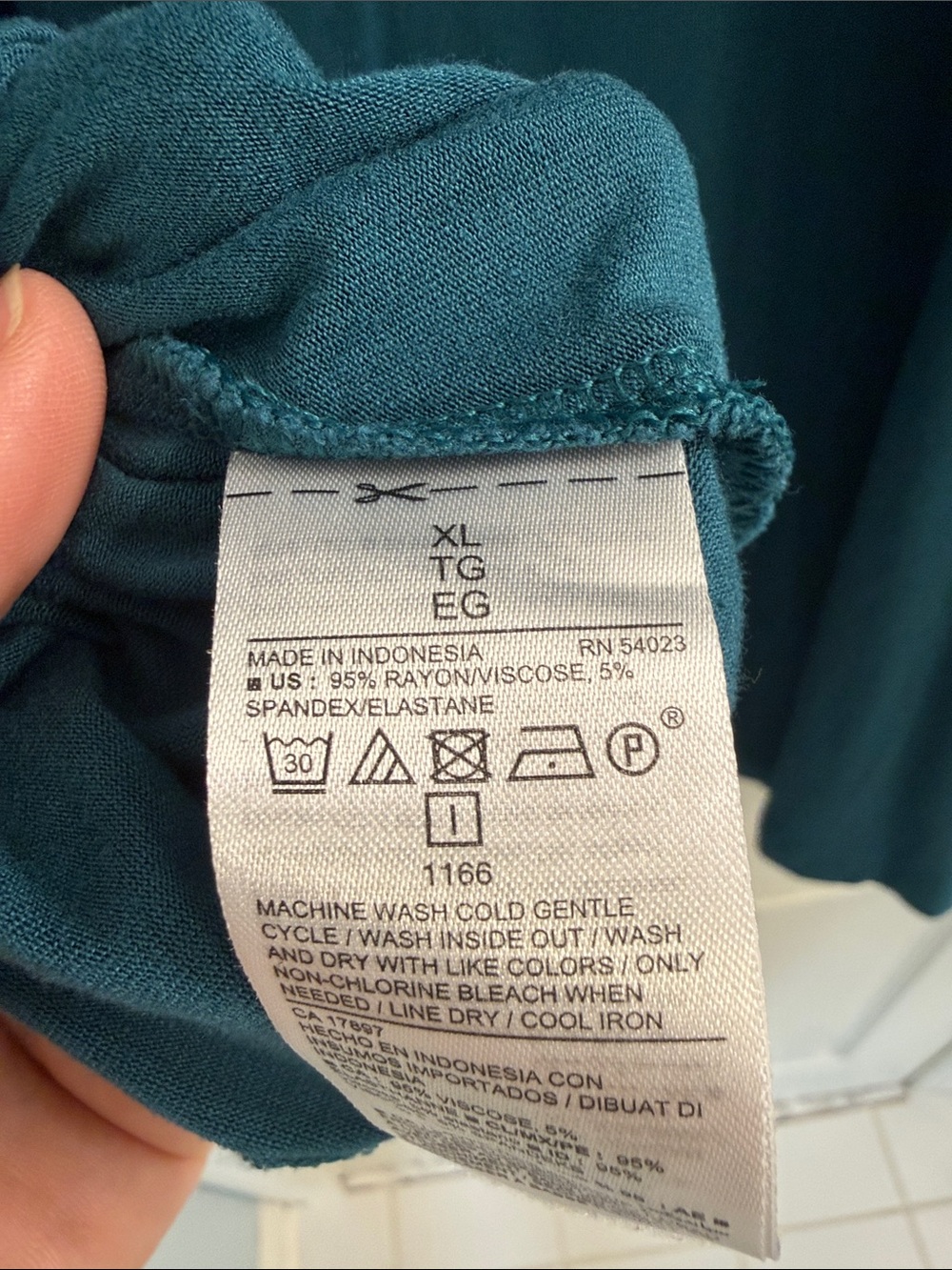 Old Navy Teal Sleeveless Swing Dress - Picture 4 of 4